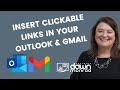 Insert Web Links in Google Gmail and Microsoft Outlook Mail Messages | Dawn Monroe Training |