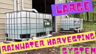 Large Rainwater Harvesting System
