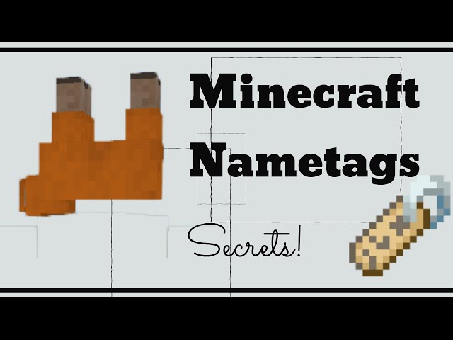 Minecraft Nametags Hidden Tricks And Secrets Youtube