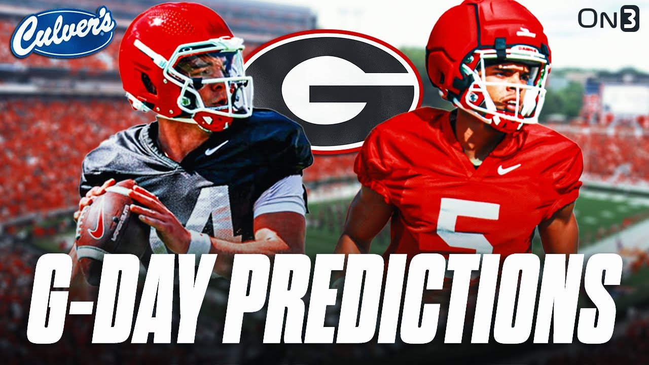WATCH: Georgia Spring Game PREDICTIONS & Preview | G-Day Expectations for QB Battle