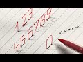 How to draw 3d numbers  learn to write in 3d  trick art on paper