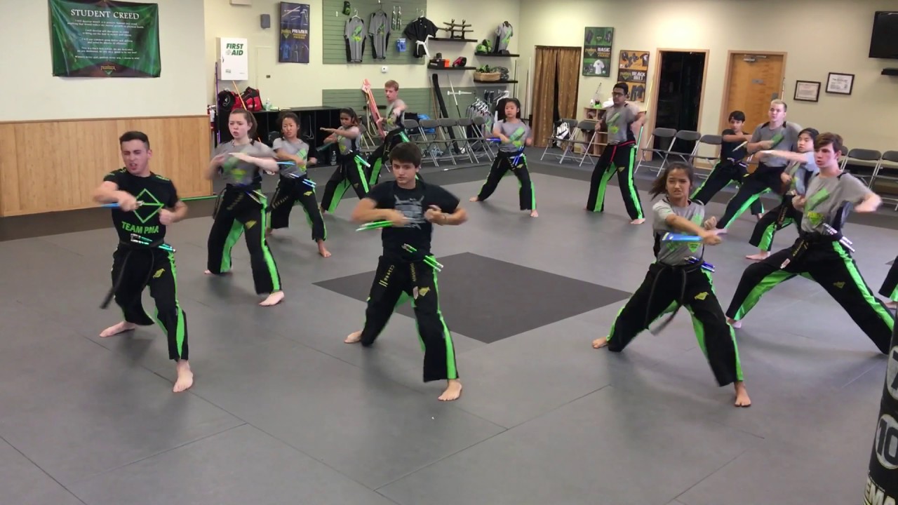 Demo A 2017 Nunchuck Form (with formations) YouTube