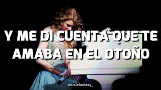 Back to december - Taylor Swift (Sub español)