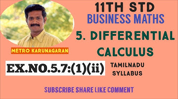 11th Std BM Ex.5.7(1)(ii) Differentiate with respect to x, (sinx)^x
