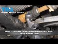 How to Install Front Inner Lower Ball Joint 1997-06 BMW 325XI