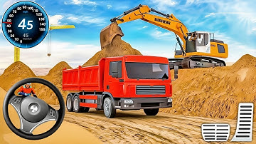 Real Excavator Construction Simulator 3D – Heavy Machine Driving Game (Android Gameplay)