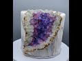 How To Make A Purple Geode Cake