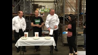Pie in the Face at the Buehler's Corporate Office
