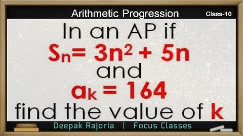 Find the sum of n terms of an A.P. whose nth terms is given by an = 5 – 6n | Arithmetic Progression