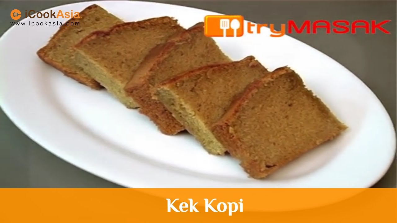 Resepi Kek Kopi  Try Masak  iCookAsia - YouTube