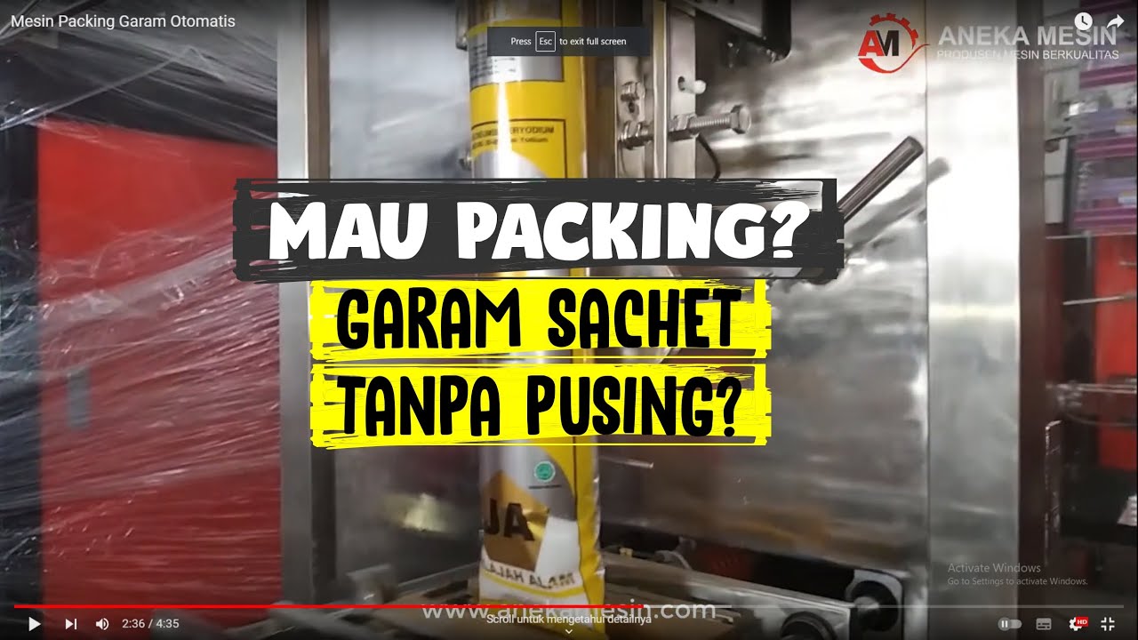 Mesin Packing Garam Otomatis