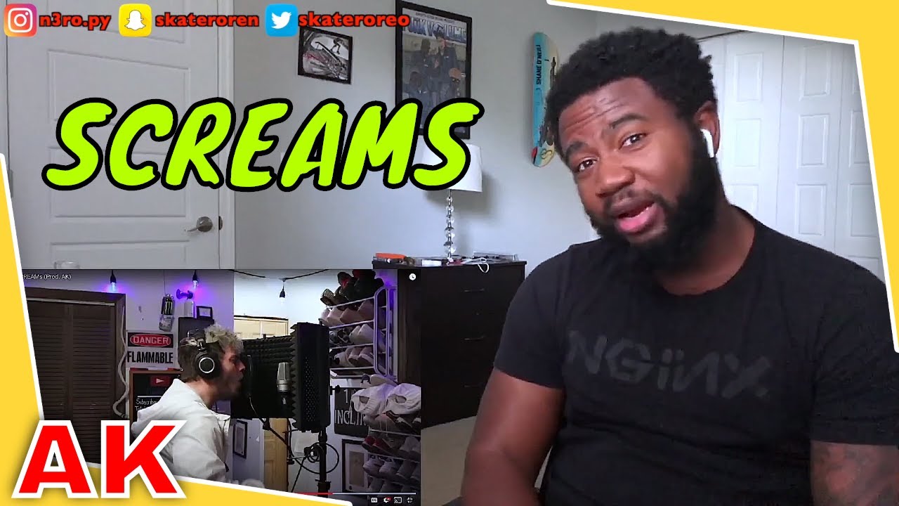 FIRST TIME LISTENER - AK - SCREAMs (Prod. AK) - REACTION