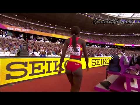 Fatima Diame   Long Jumper With Best Butt You Ever Seen! Butt shots compilation!