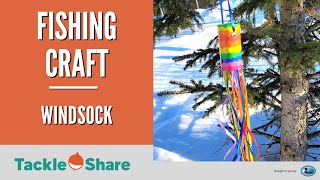 Fish Scale Windsock - A simple outdoors themed craft for kids.