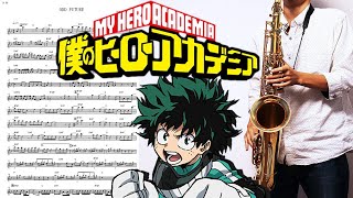 【僕のヒーローアカデミア】ODD FUTURE【楽譜あり】サックスで吹いてみた [Sheet Music] Saxophone Cover