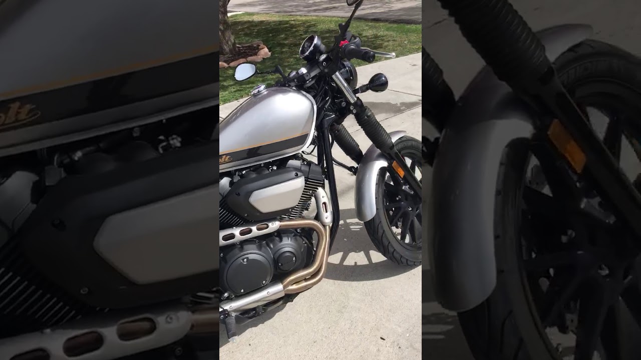 Yamaha Bolt w/ Two Brothers exhaust - YouTube