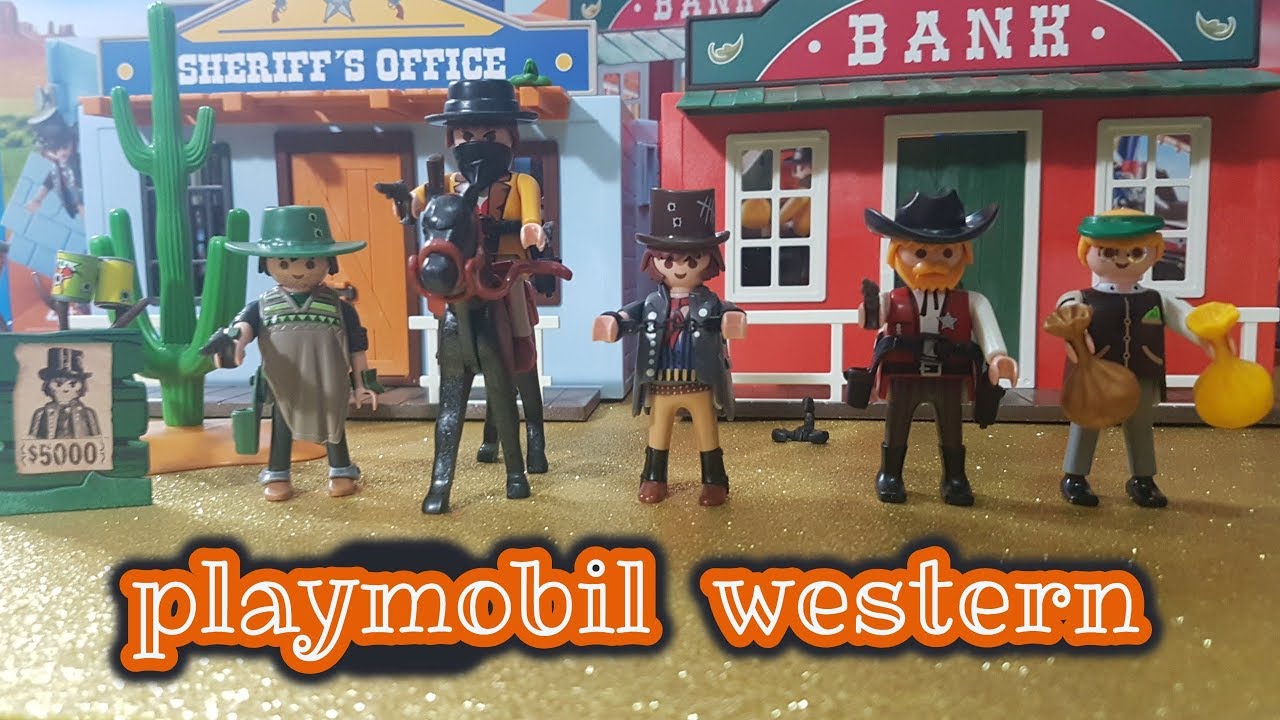 Playmobil Western 70012 tomar a lo largo del oeste de la ciudad