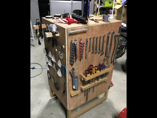 DIYツールワゴン build Utility Cart - YouTube