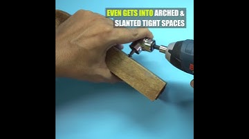 RIGHT ANGLE DRILL ADAPTER - DRILL IN ANY CONFINED SPACE WITHOUT HASSLE