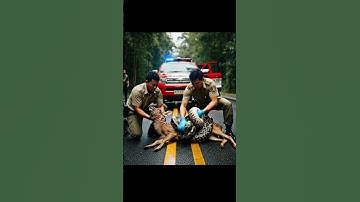 Forest Officers Save Deer from Giant Python 🐍🦌 | Real Wildlife Rescue #wildlife #animals #shorts