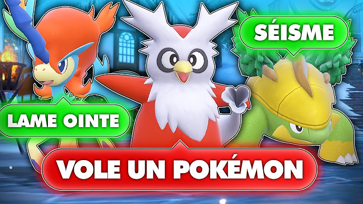 On CHOISIT nos STARTERS grâce à leurs ATTAQUES, ou on VOLE CELUI DE L'AUTRE