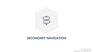 Listing Pages: Secondary Navigation