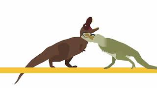 Dino Bite Stick Nodes Animation