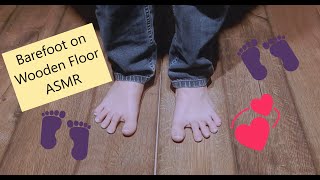 Barefoot On Wooden Floor Asmr