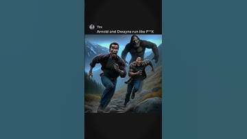 Arnold and Dwayne Go Hiking⛰️ *GONEWRONG* ❌️#ai #chatgpt #aiart