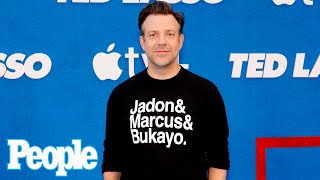 Jason Sudeikis Supports England's Black Soccer Players with Bold Sweatshirt | PEOPLE