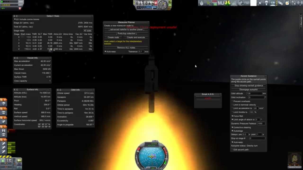 KSP RSS TEST 01 BOOM! because of overheating - YouTube
