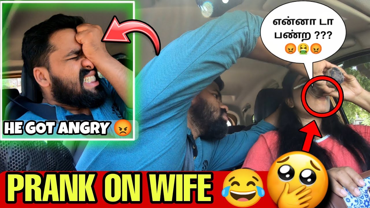 Wiping Her Straw 😂| She Got Angry😡| Prank On Wife | Prank Went Wrong 😰| Tamil Prank | KL With TN