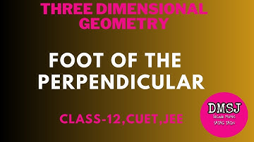 Finding the Foot of the Perpendicular from a Point to a Line | CBSE Board Exam | Expected Question |