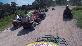 Rolling around Snorkel pond Outback ATV Park at Back to School Bash 2017
