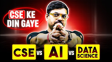 CSE vs AI vs Data Science vs Cyber Security - What to Choose? | JEE 2025 | JEE 2026 | Harsh Sir