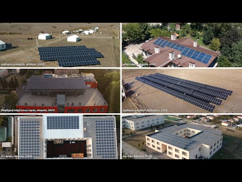 \'მზის სახლის\' მიერ ინსტალირებული მზის სადგურების ვიდეოკოლაჟი