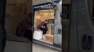 HIDDEN camper van SHOWER!?! 😱🚐🫧🚿