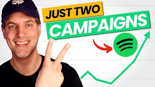 How I Get The MOST Listeners On Spotify With Just 2 Ad Campaigns...