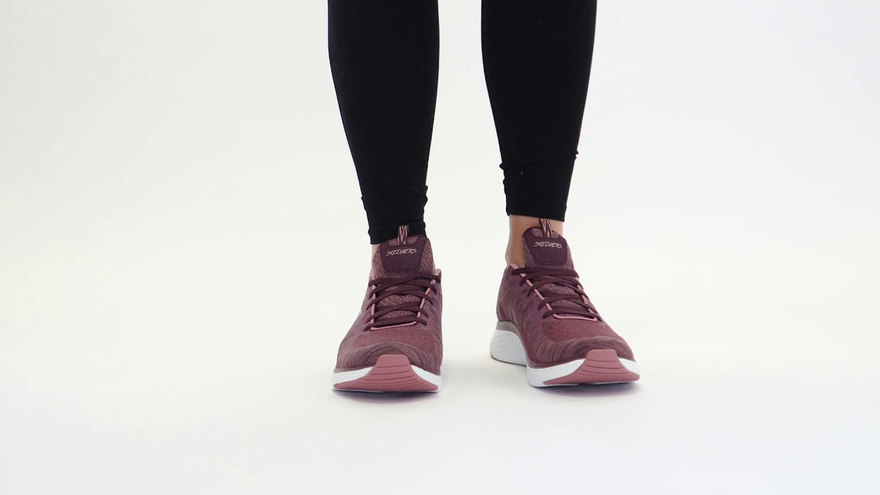 skechers mauve trainers