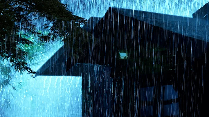(No Ads) It'S So Easy To Sleep Instantly With Torrential Rainstorm & Very Huge Thunder On Tin Roof