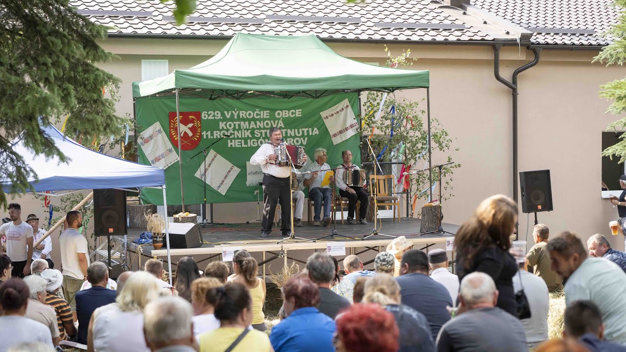 11. ročník stretnutia Heligonkárov a 629.výročie obce Kotmanová