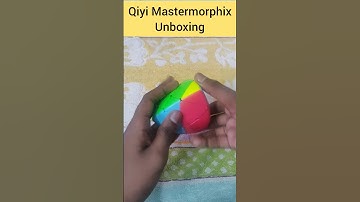 Qiyi Mastermorphix Unboxing #unboxing #youtubeshorts #rubikscube