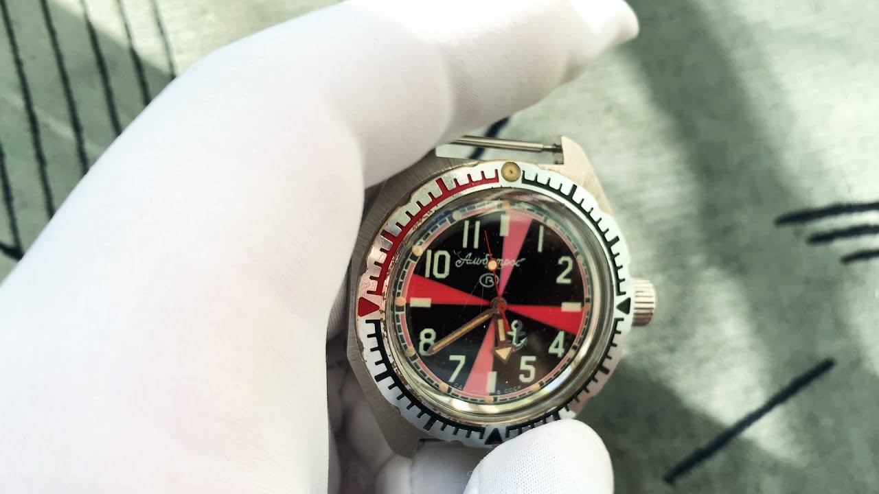 Collectible watch VOSTOK amphibian RR Room very rare Albatross series antimagnetic/WOSTOK amfibia SU