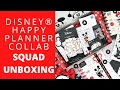 DISNEY & HAPPY PLANNER COLLAB | Squad Unboxing