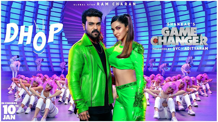 Dhop - Song Lyrical  | Game Changer | Ram Charan, Kiara Advani | Thaman S | Shankar