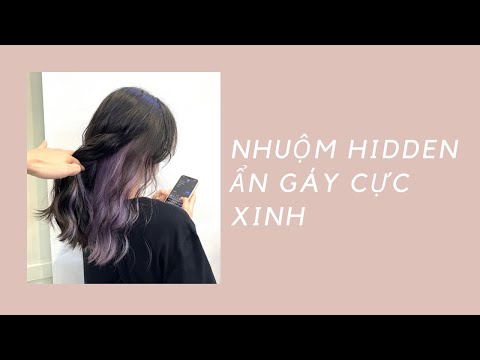 Video Nhuộm hidden ẩn gáy màu tím khoi | Alin Hair Tv - youtube