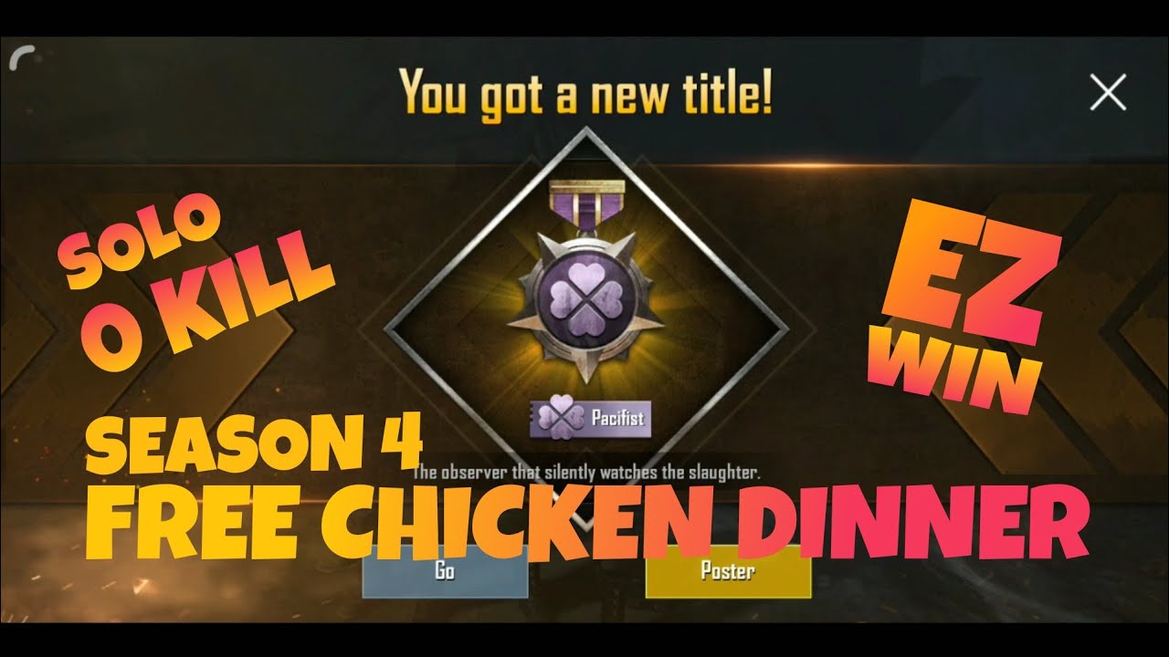 How to get Free Chicken Dinner | PUBG Mobile - YouTube