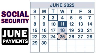 Social Security Payments for June 2025