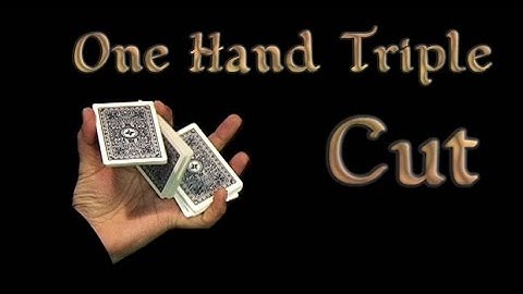 One Hand Triple Cut Tutorial / Corte triple con una mano