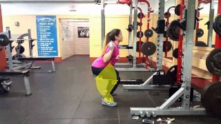 After - Squat in the transverse plane.